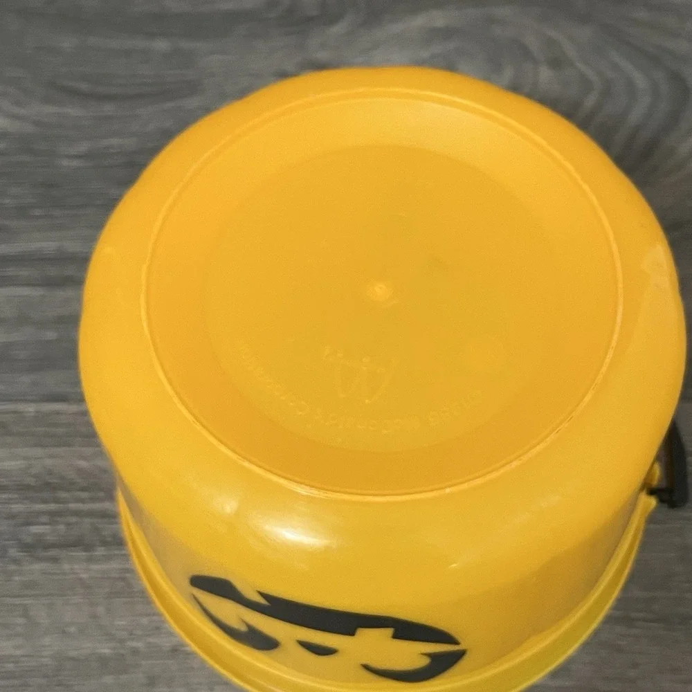 Vintage 1990 McDonald's Halloween Orange Boo Bucket Pumpkin Pail NO LID